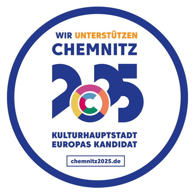 Wir unterstützen Chemnitz 2025 als Kandidat zur Kulturhaupstadt Europas